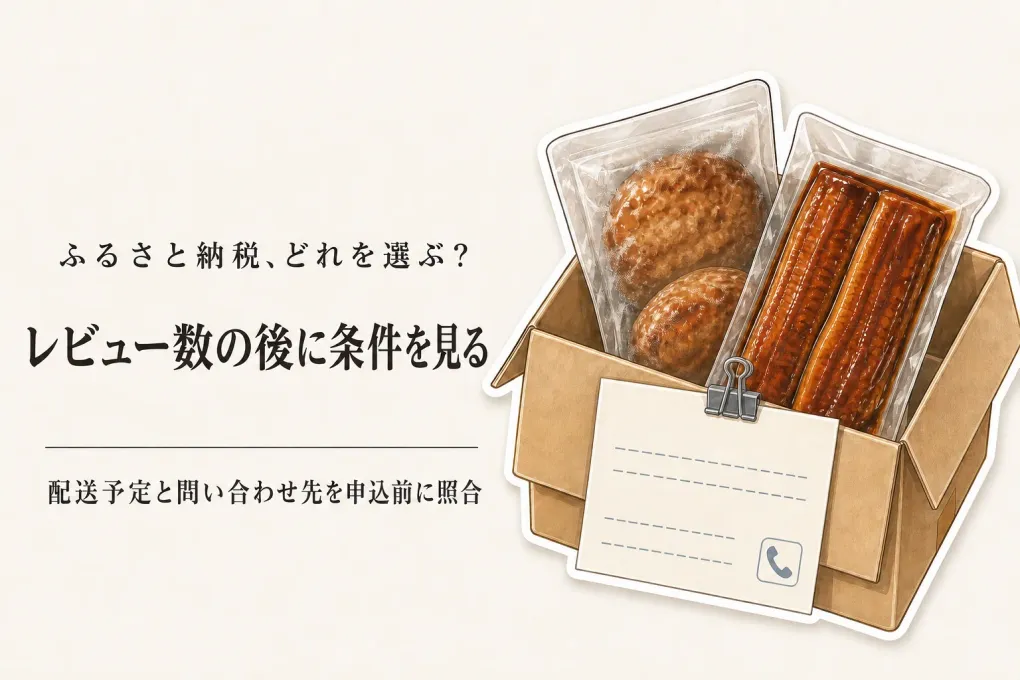 ふるさと納税のおすすめ返礼品をレビュー数順で比較｜黒豚ハンバーグ・うなぎ蒲焼の配送予定と問い合わせ先