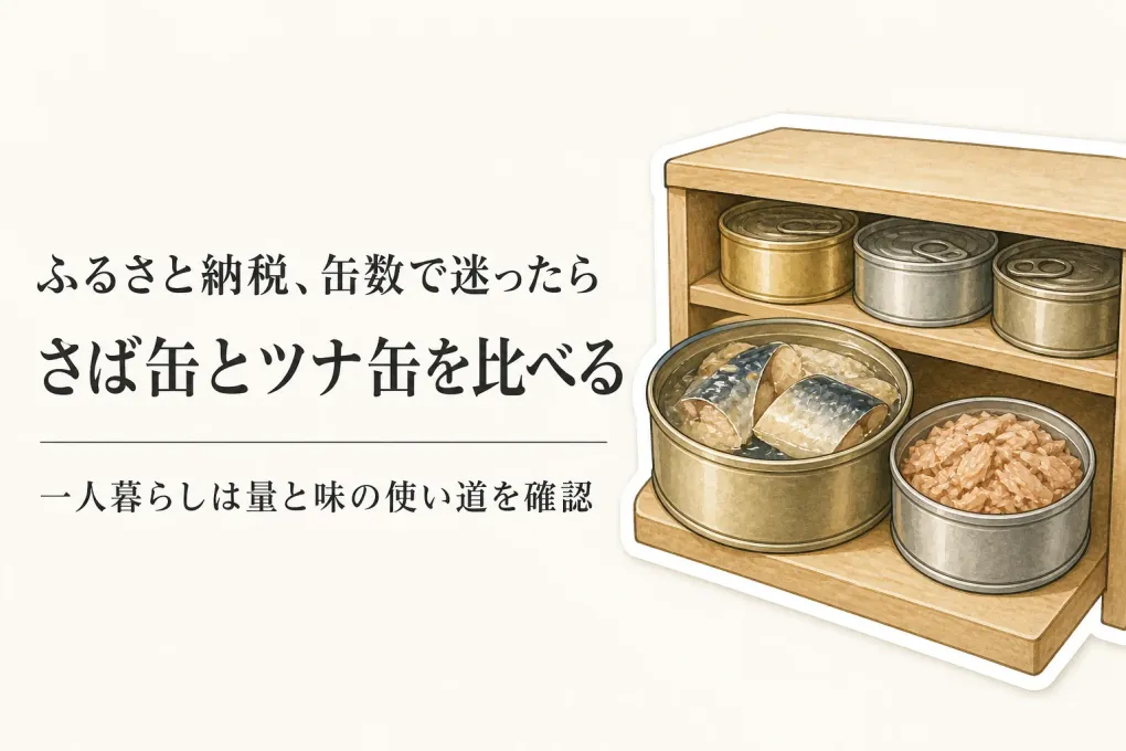 ふるさと納税のさば缶ランキング｜レビュー数順にツナ缶と比較して一人暮らしの缶数を決める