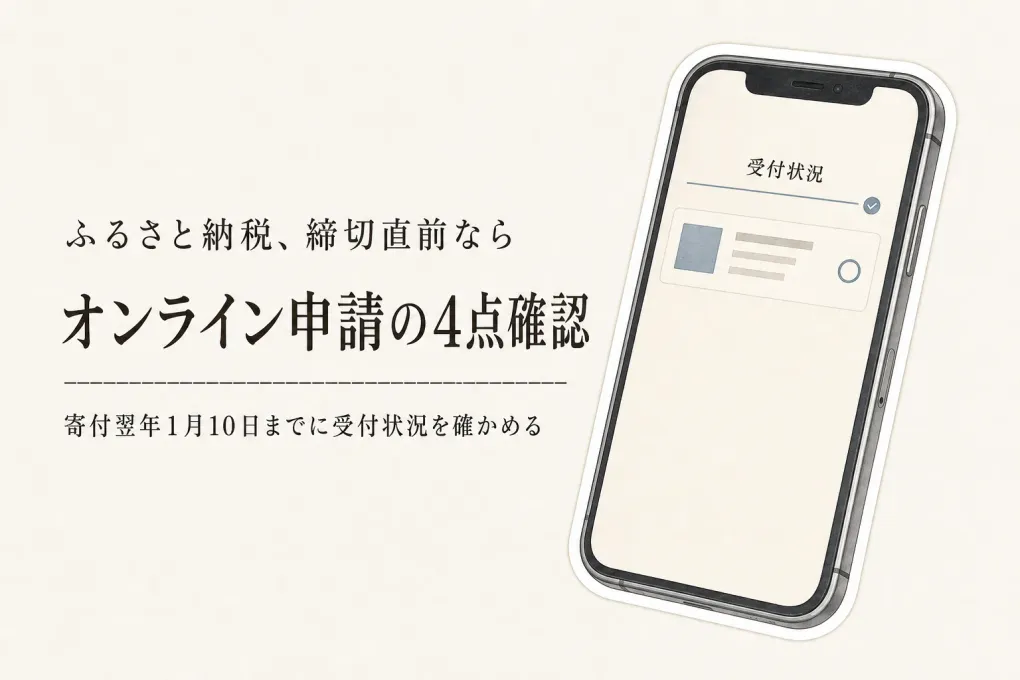 ワンストップ特例のオンライン申請は期限直前でも間に合う？1月10日までの確認手順